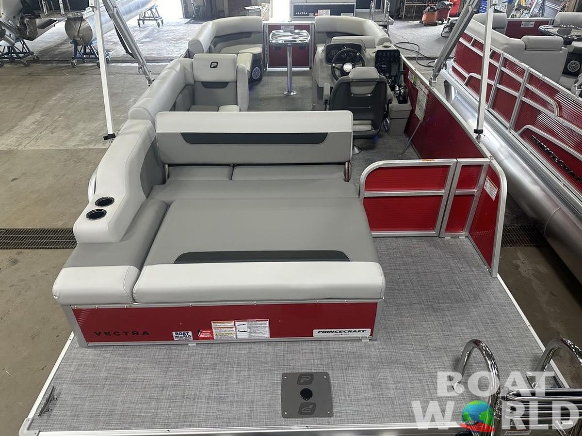 2025 Princecraft Vectra 21 RL Swingback Lounge Pontoon & Mercury 4-Stroke EFI