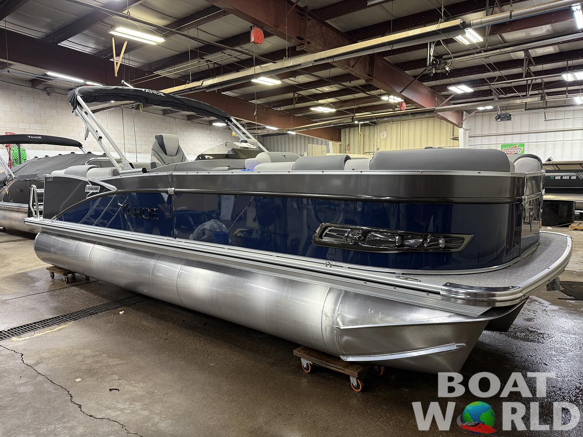 2025 Tahoe Pontoons Cascade 2385 Quad Lounge Tritoon & Honda 4-Stroke EFI