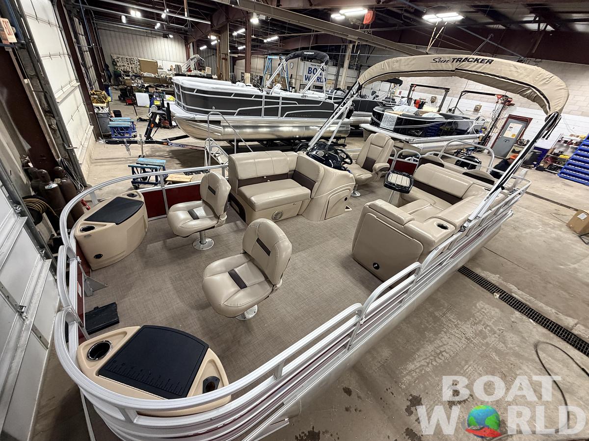 Used 2019 Sun Tracker  Fishin Barge 22 DLX XP3 Tritoon & 150HP Mercury 4Stroke - $39,995
