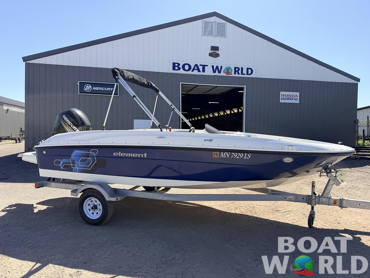 Used 2018 Bayliner Element E18 & 90HP Mercury 4Stroke