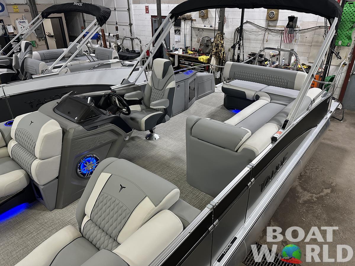 2025 Tahoe Pontoons Cascade 2385 Cruise Rear Bench (CRB) Tritoon & Honda 4-Stroke EFI