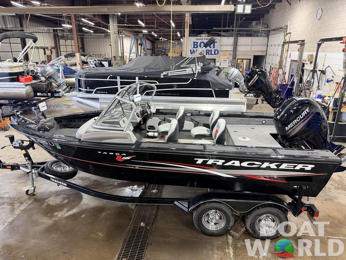 Used 2016 Tracker Targa V18 WT with 150HP Mercury 4Stroke & Tandem Axle Trailer - $29,995