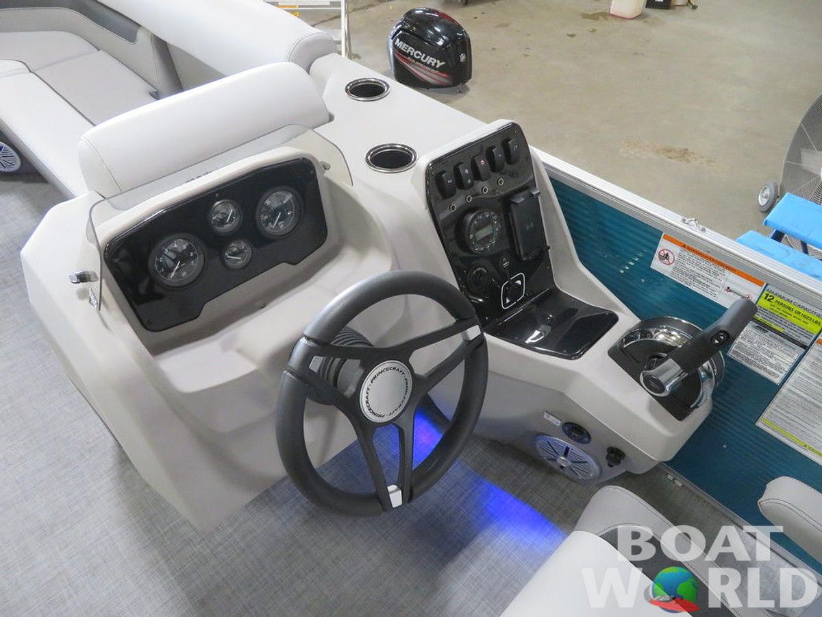 2025 Princecraft Vectra 23 RL SS Swingback Pontoon & Mercury 4-Stroke EFI