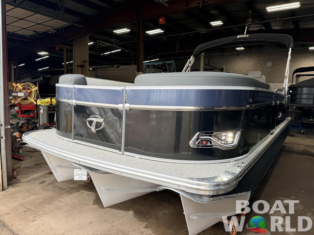 Used 2022 Tahoe Pontoons Cascade 2385 Quad Lounge Tritoon & 200HP Honda 4Stroke -$49,995