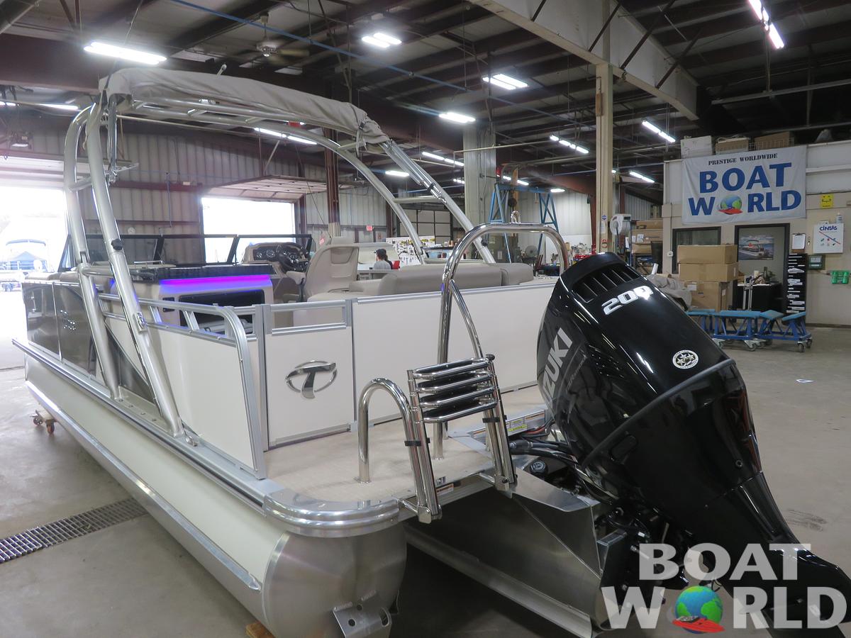 2024 Tahoe Pontoons LTZ 2385 Elite Windshield Tritoon & Suzuki 200HP 4-Stroke EFI