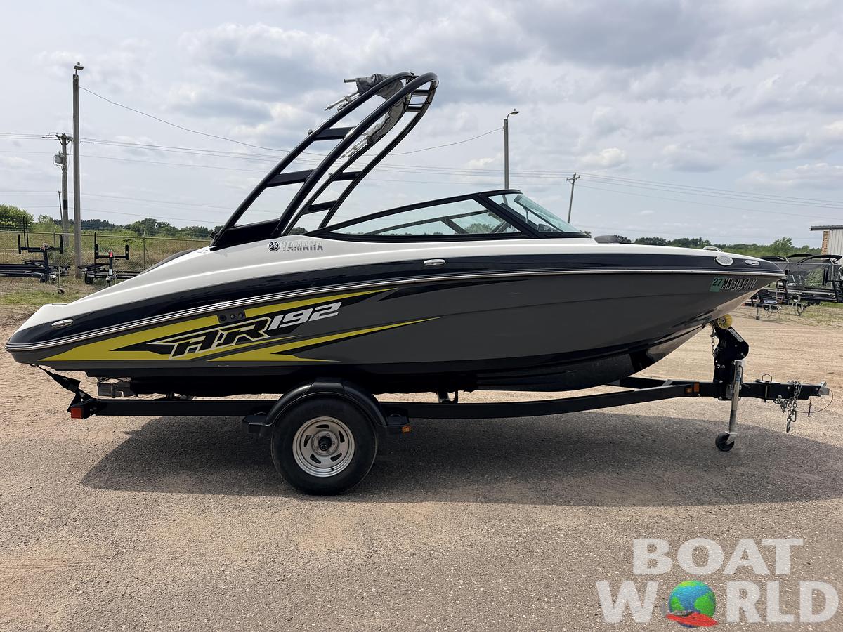 Used 2016 Yamaha AR192 Jet Boat 210HP Supercharged 1.8L & Single Axle Trailer -$29,995