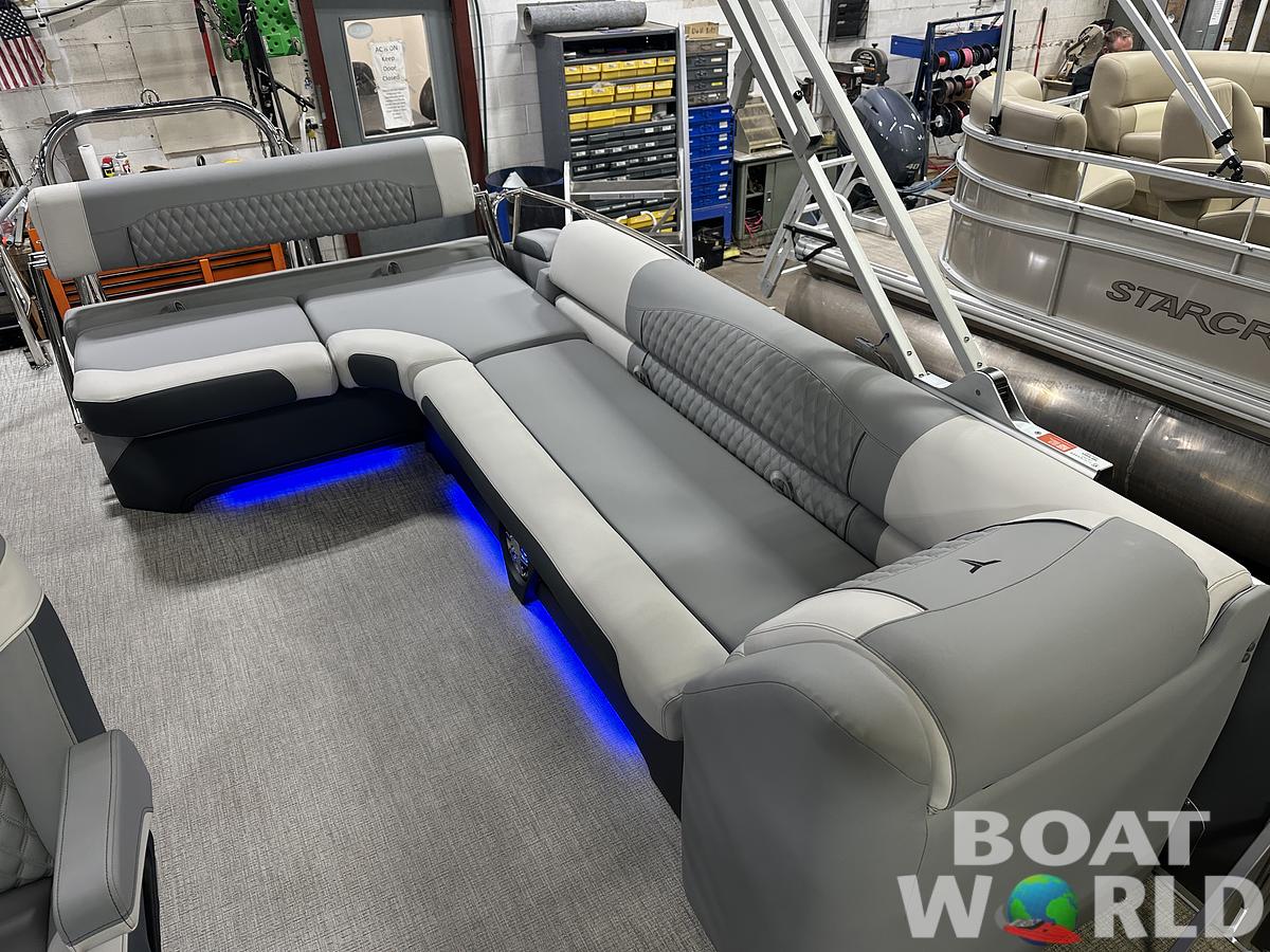 2025 Tahoe Pontoons Cascade 2385 Cruise Rear Bench (CRB) Tritoon & Honda 4-Stroke EFI