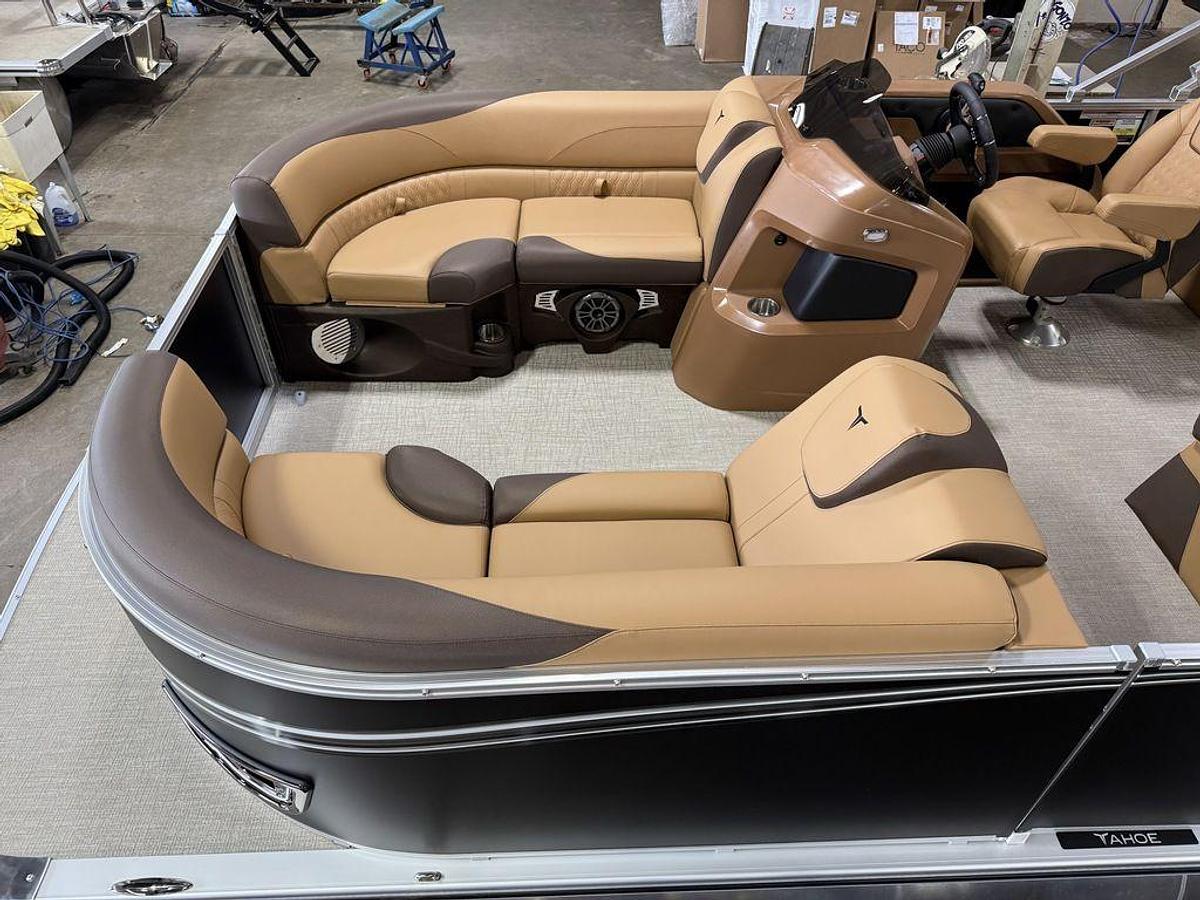 2025 Tahoe Pontoons LTZ 2385 Quad Lounge Shift Flip & Honda 4-Stroke EFI