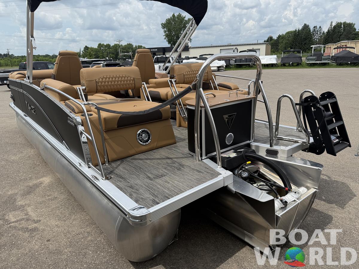 2025 Tahoe Pontoons Cascade 2385 Quad Lounge Shift Tritoon & Honda 4-Stroke EFI