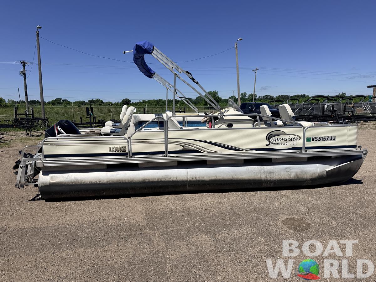 Used 2001 Lowe SunCruiser Trinidad 204 & 50HP Mercury 4Stroke -$11,995