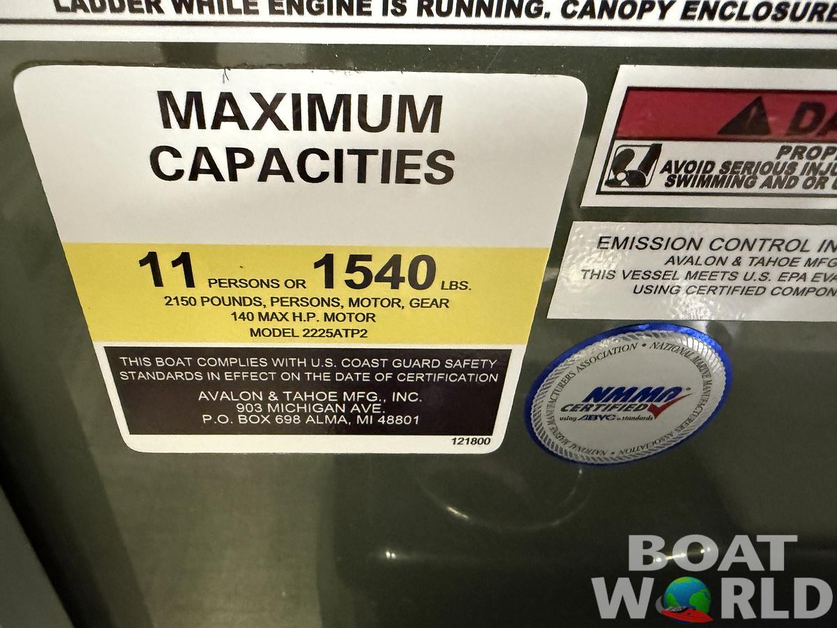 2026 Tahoe Pontoons Sport 2385 Swingback (VRB) & Honda 4-Stroke EFI