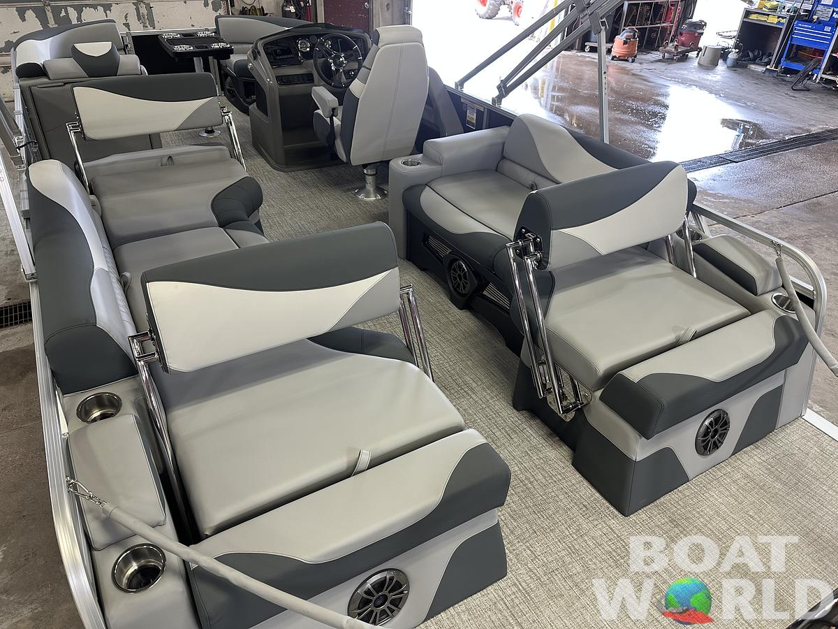 2025 Tahoe Pontoons LTZ 2385 Quad Lounge Shift Flip & Honda 4-Stroke EFI