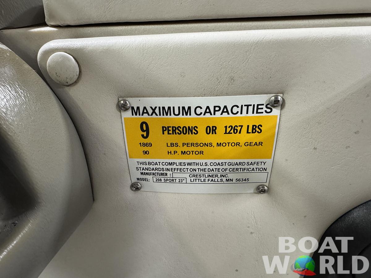 Used 2006 Crestliner  2085 Sport Classic Pontoon