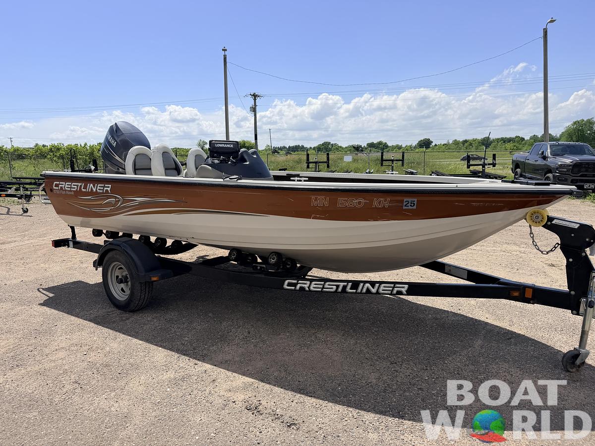 Used 2008 Crestliner 1750 Fish Hawk & 90HP Yamaha 4Stroke - $12,995