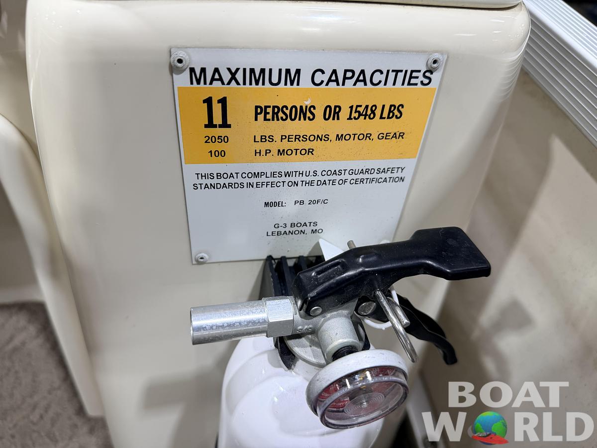 Used 2006 G3 SunCatcher PB 20 Pontoon