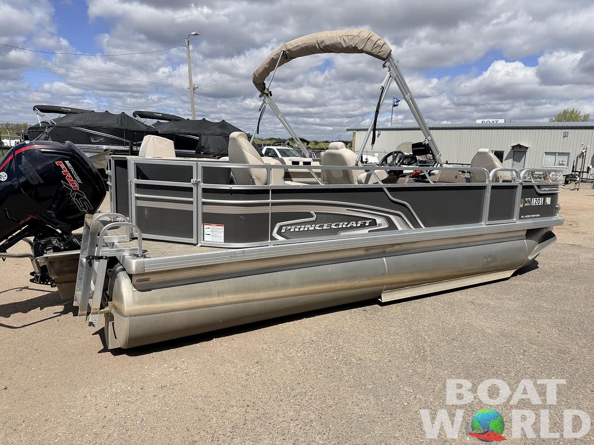 Used 2018 Princecraft Sportfisher 21 4-S Tritoon & 115HP Mercury ProXS -$32,995