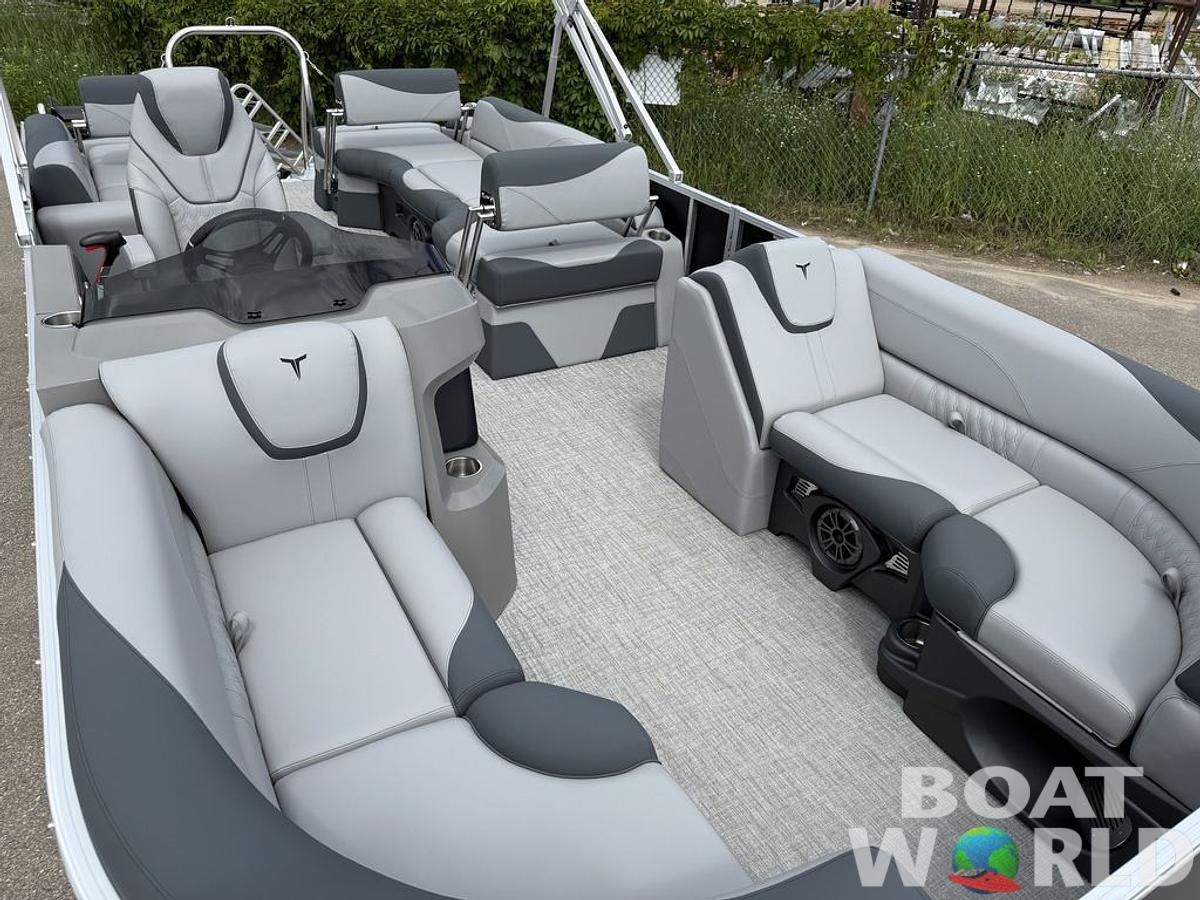 2025 Tahoe Pontoons LTZ 2385 Quad Lounge Shift Flip & Honda 4-Stroke EFI