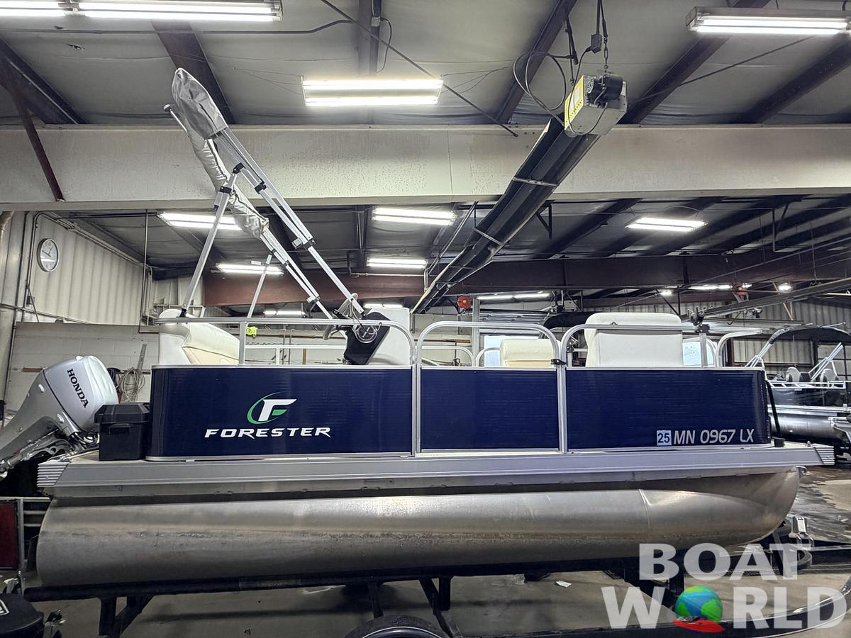 Used 2019 Forester 14' Fish n Fun Pontoon - $10,995