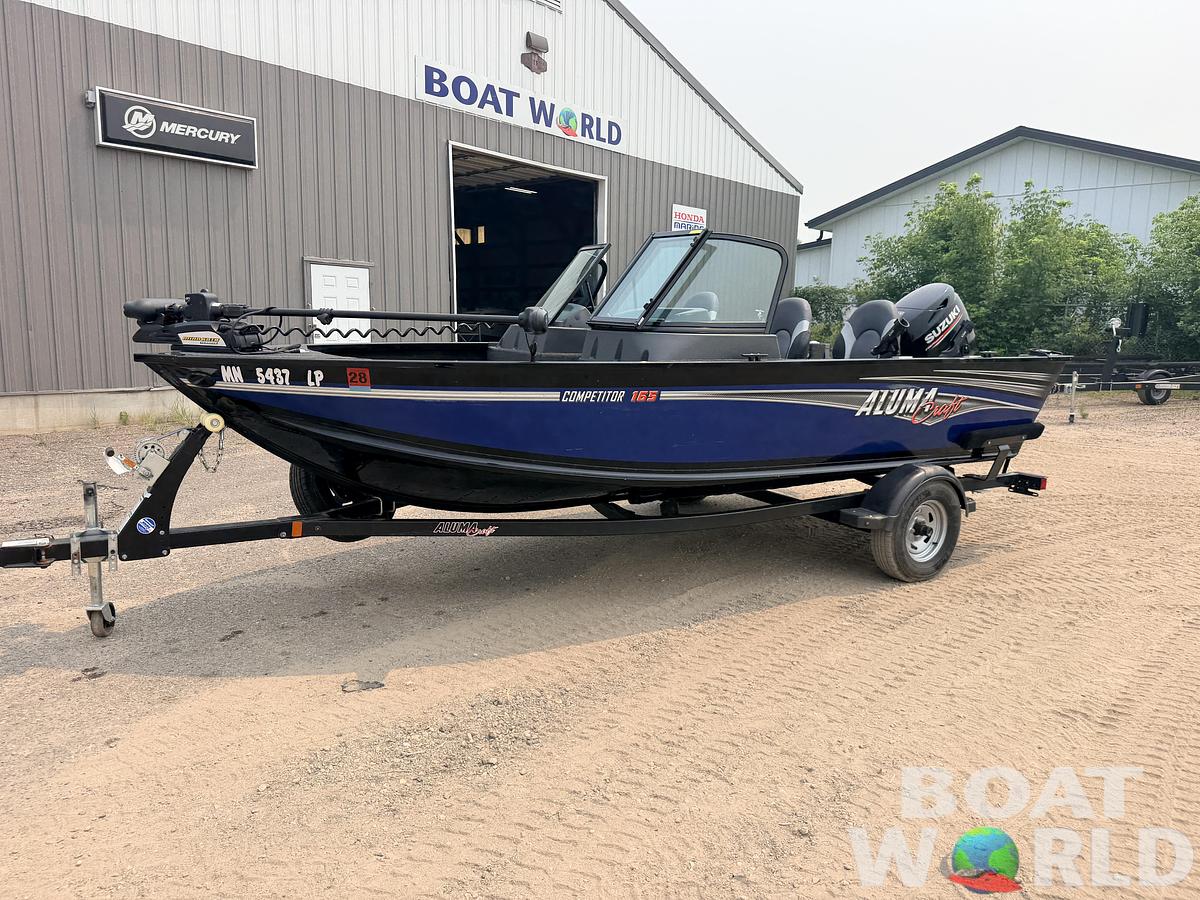 Used 2017 Alumacraft Competitor 165 Sport & 90HP Suzuki 4Stroke -$24,995