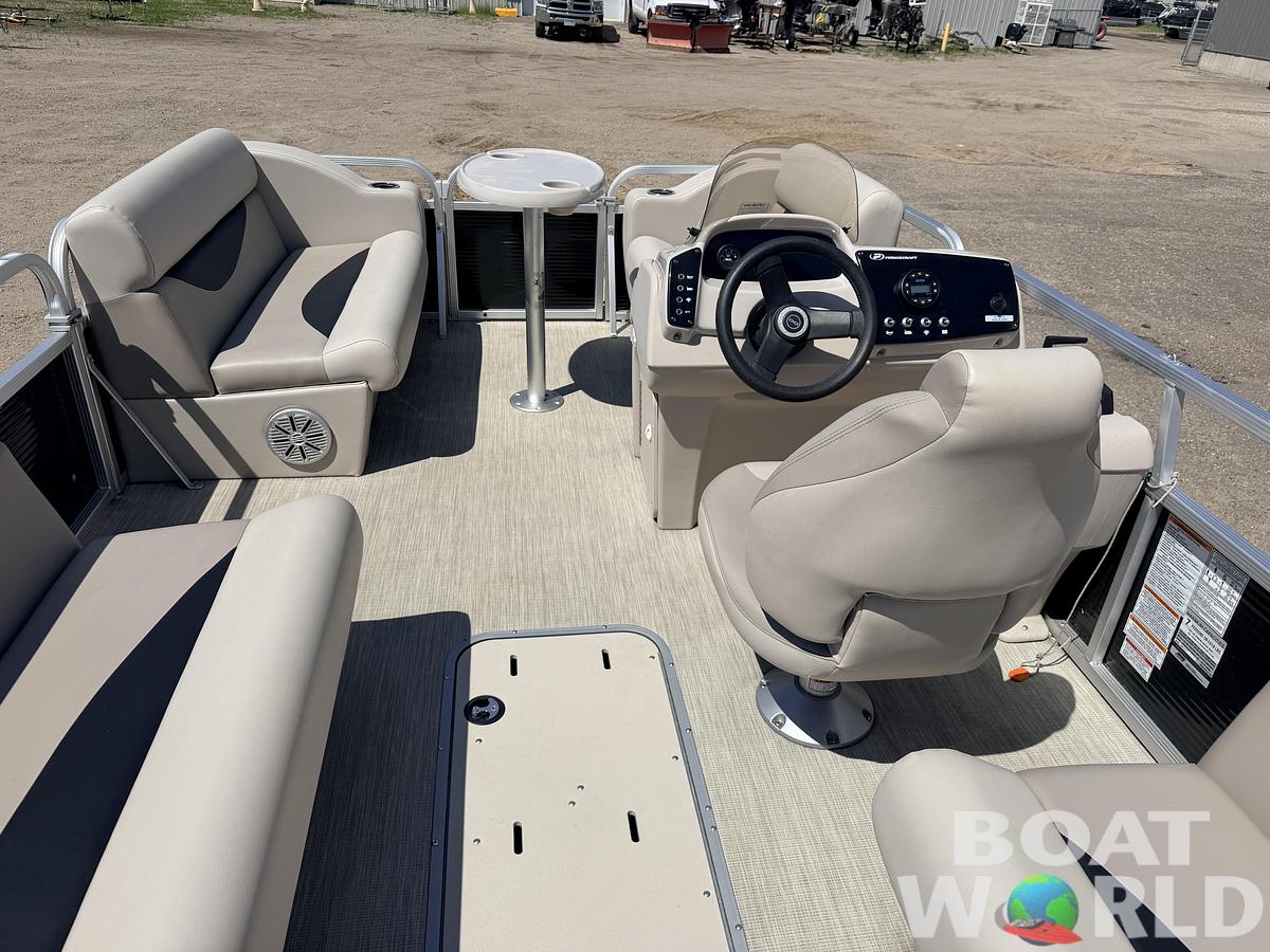 Used 2020 Princecraft Brio E 17 Pontoon & Torqueedo Electric Outboard - $19,995