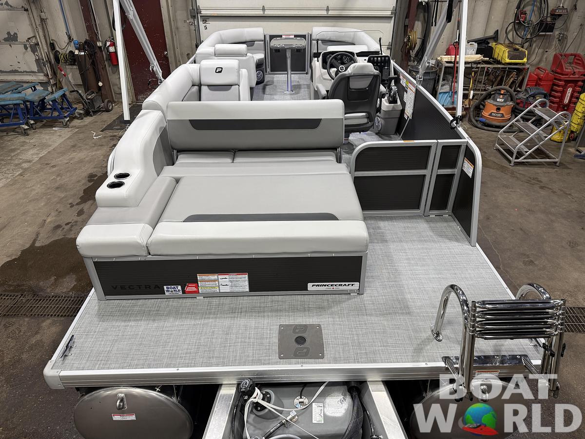 2026 Princecraft Vectra 23 RL Lounge Swingback Tritoon 