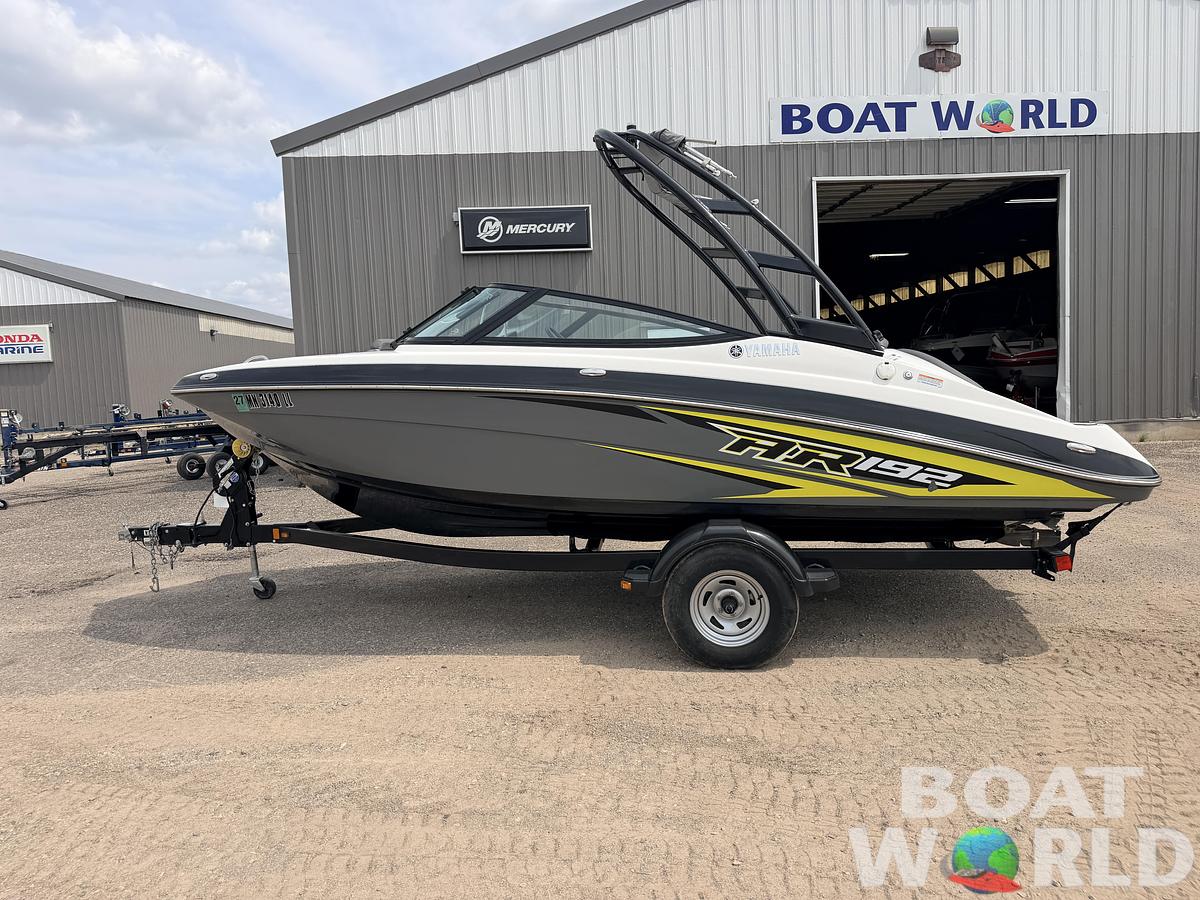 Used 2016 Yamaha AR192 Jet Boat 210HP Supercharged 1.8L & Single Axle Trailer -$29,995