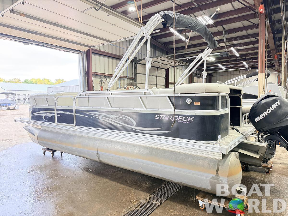 Used 2010 Starcraft StarDeck 8522 & 50HP Mercury 4Stroke -$14,995