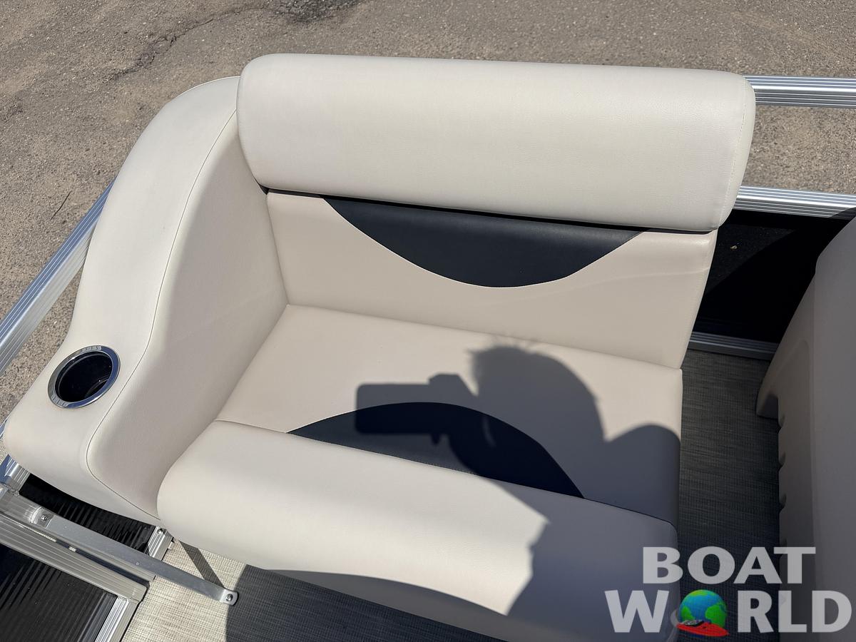 Used 2020 Princecraft Brio E 17 Pontoon & Torqueedo Electric Outboard - $19,995