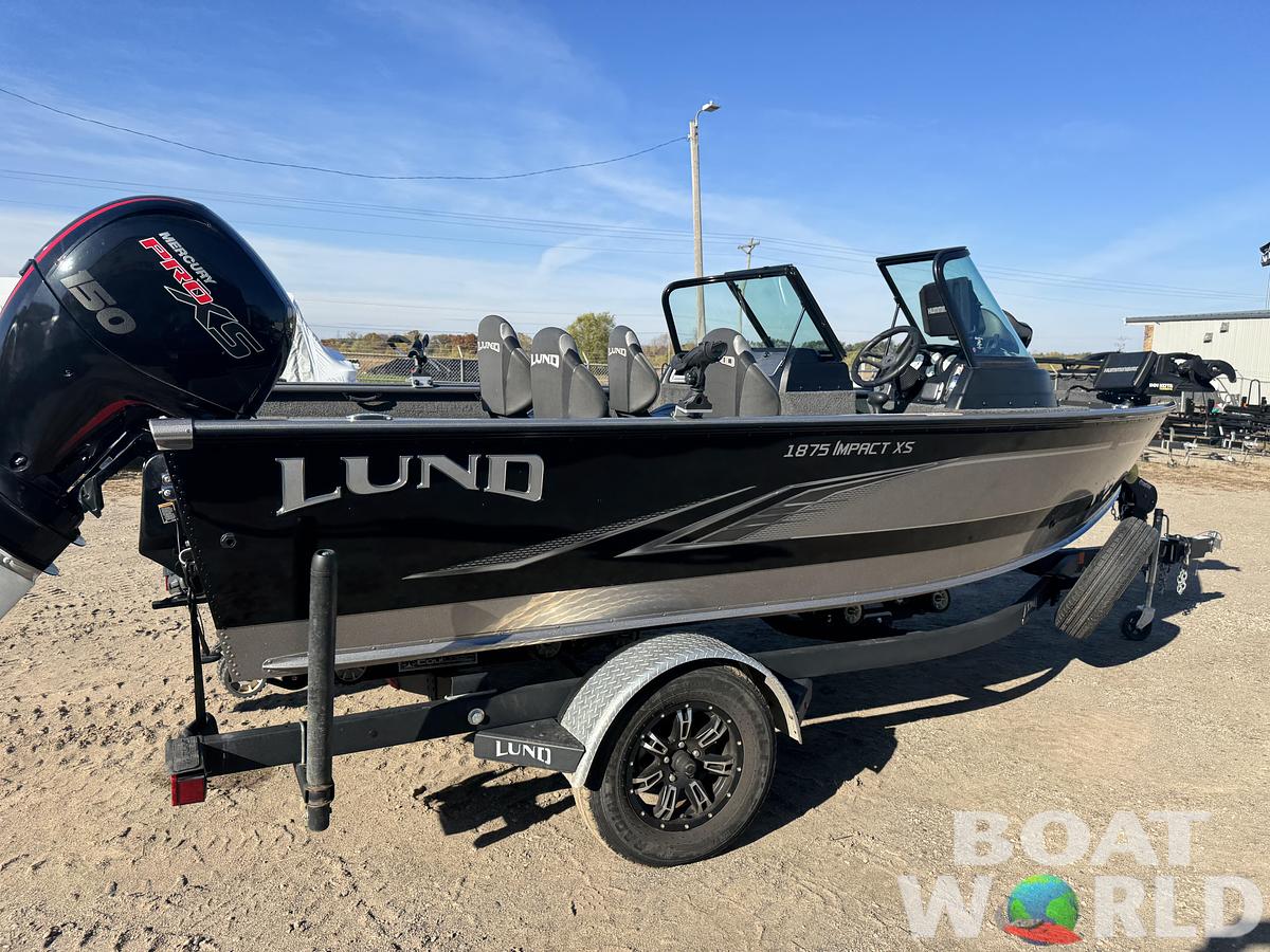 Used 2021 Lund 1875 Impact XS with 150HP Mercury Pro XS Fourstroke EFI