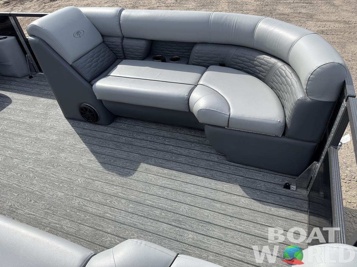 Used 2023 Montego Bay 8522 Quad Lounge Pontoon with 115HP Honda Fourstroke EFI