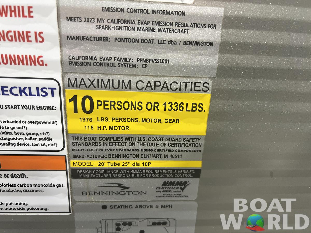 Used 2023 Bennington 21 SLCP Pontoon