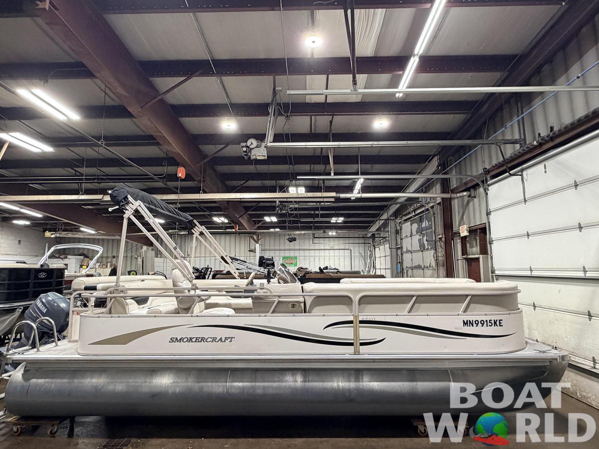 Used 2006 SmokerCraft 8522 Cruise Pontoon & 60HP Yamaha 4-Stroke - $14,995