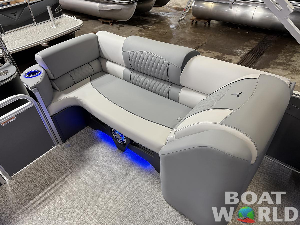 2025 Tahoe Pontoons Cascade 2385 Quad Lounge Tritoon & Honda 4-Stroke EFI