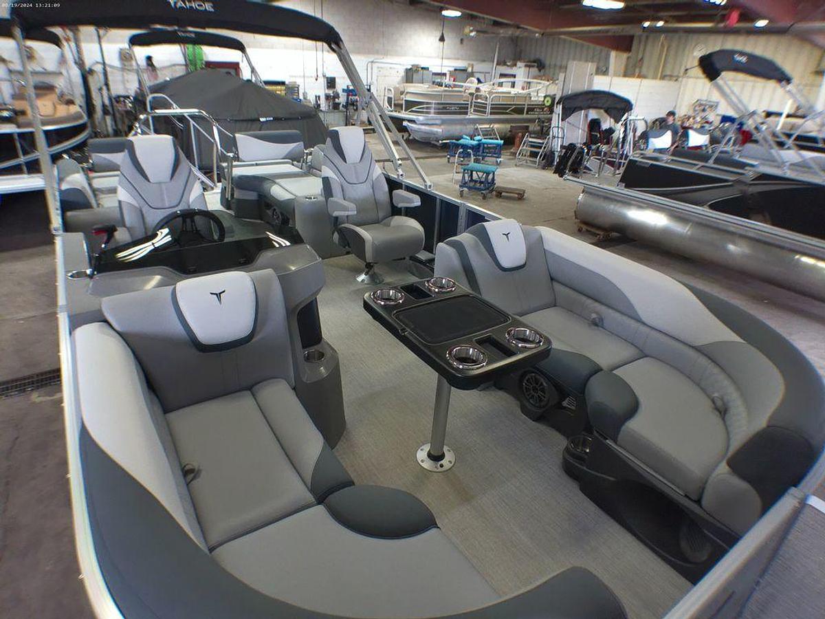 2025 Tahoe Pontoons LTZ 2385 Quad Lounge Shift SS & Honda 4-Stroke EFI
