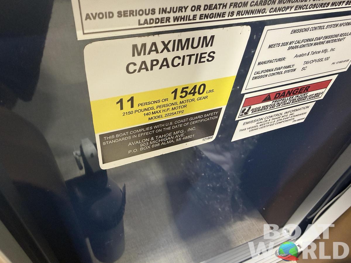 2026 Tahoe Pontoons LTZ 2385 Elite Cruise