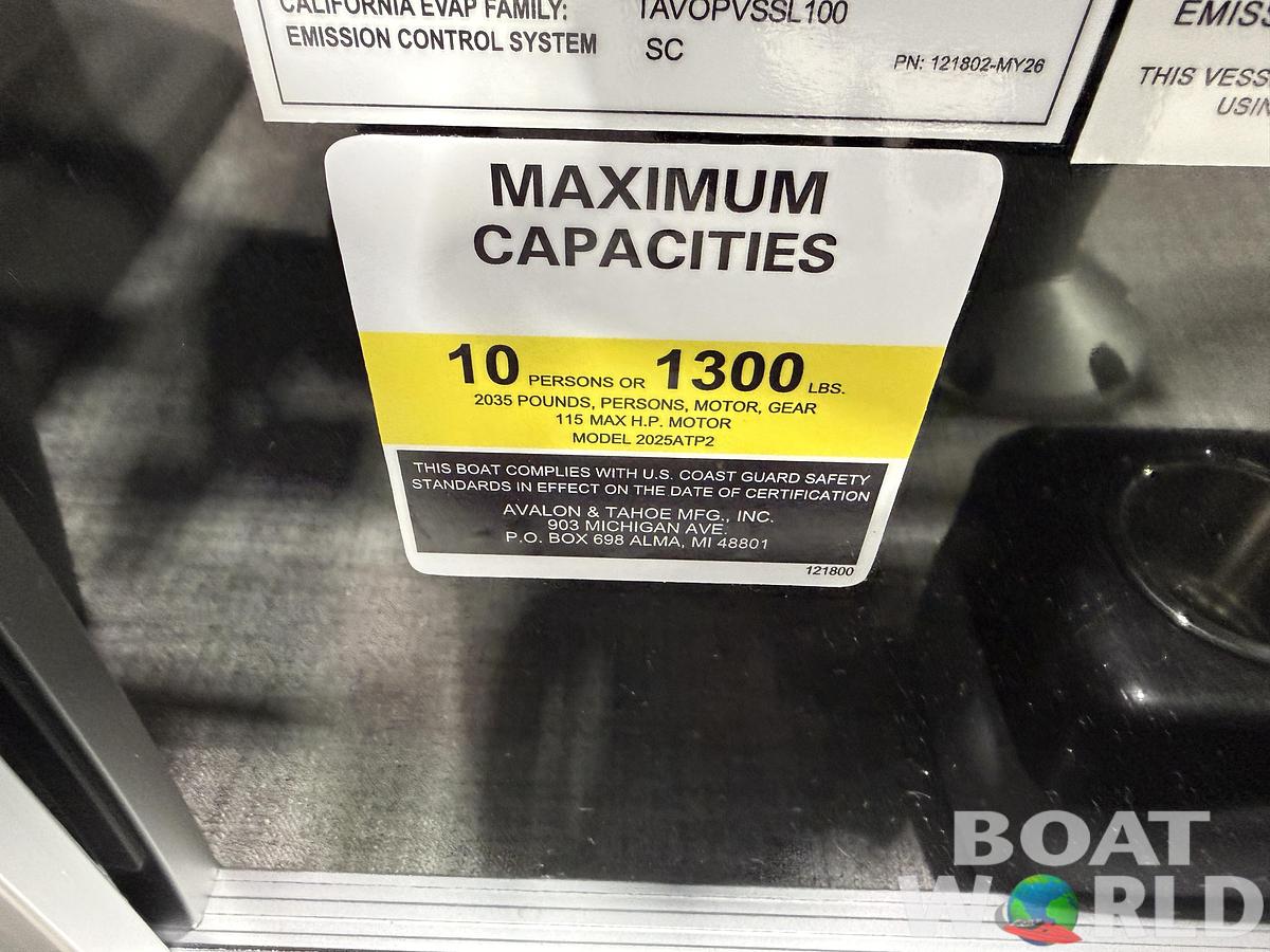 2026 Tahoe Pontoons Sport 2180 Swingback (VRB) 