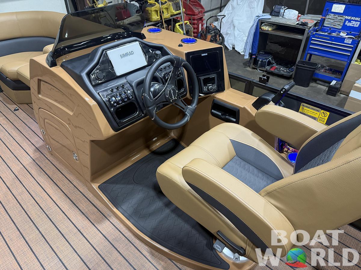 2026 Bentley Pontoons Elite 223 Admiral Quad Lounge Tritoon