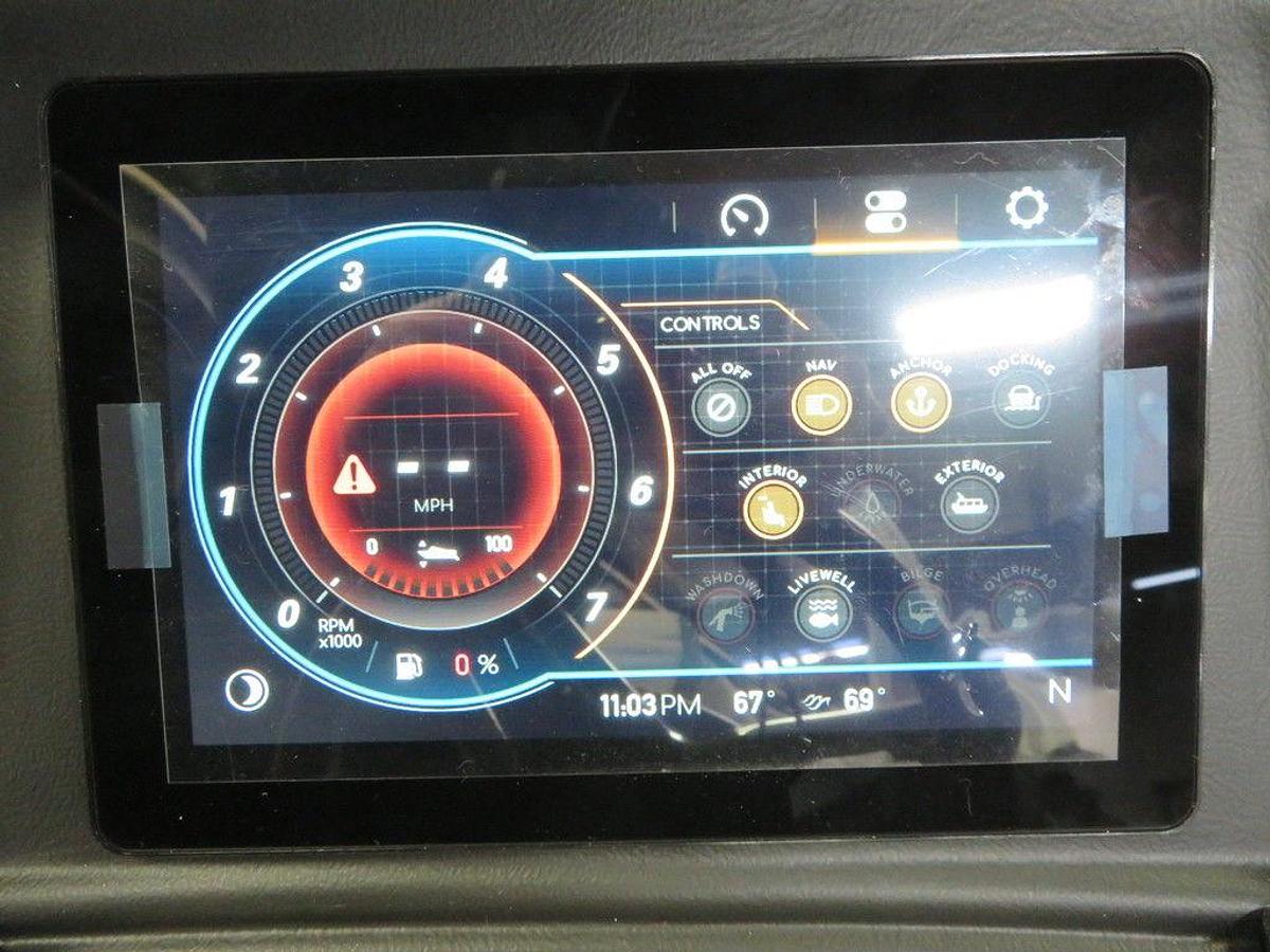 Used 2023 Tahoe Pontoons Cascade 2385 Rear Fish Tritoon & 150HP 4-Stroke EFI