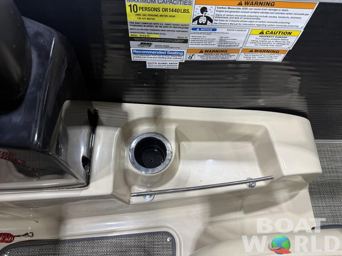 Used 2016 Aqua Patio 20' Cruise Pontoon & 90HP