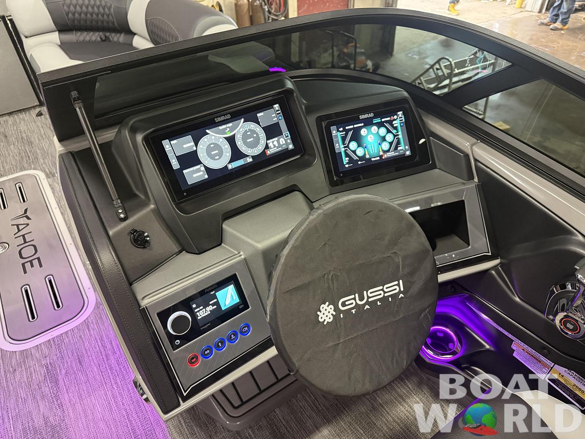 2026 Tahoe Pontoons Grand Tahoe 2585 Elite Windshield Tritoon & Mercury 400HP V10