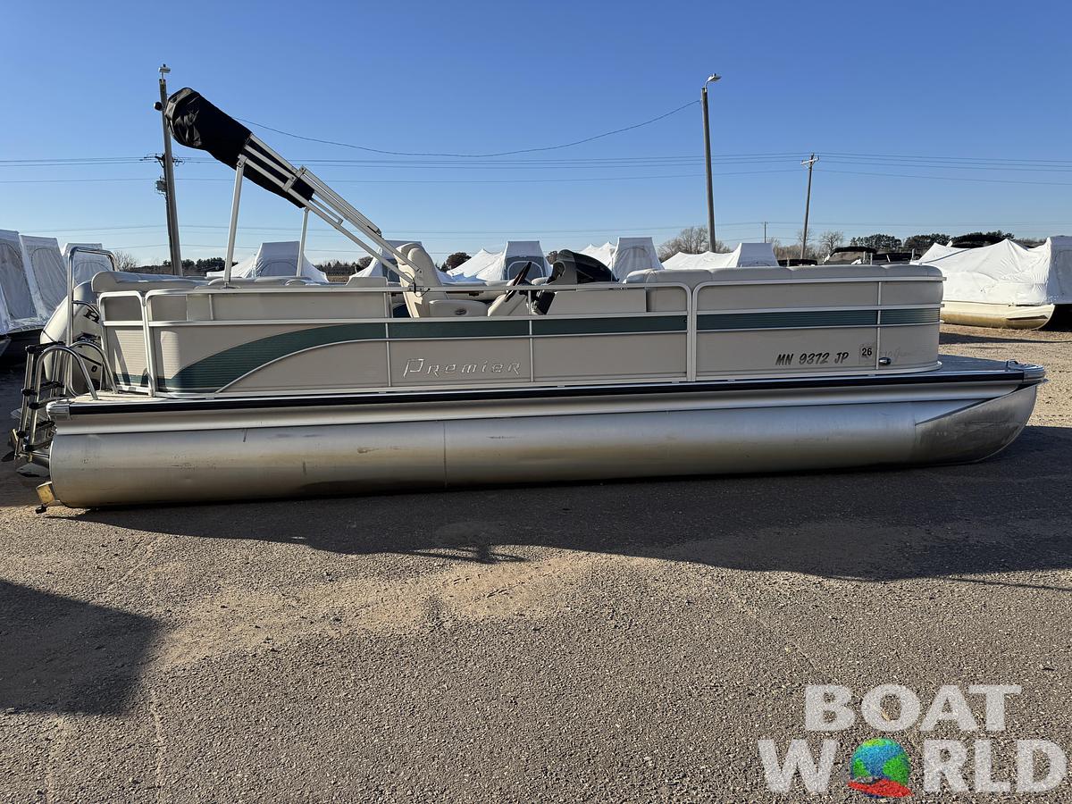 Used 2003 Premier 230 Grand Majestic Tri-toon Pontoon & 200HP Honda 4-Stroke EFI