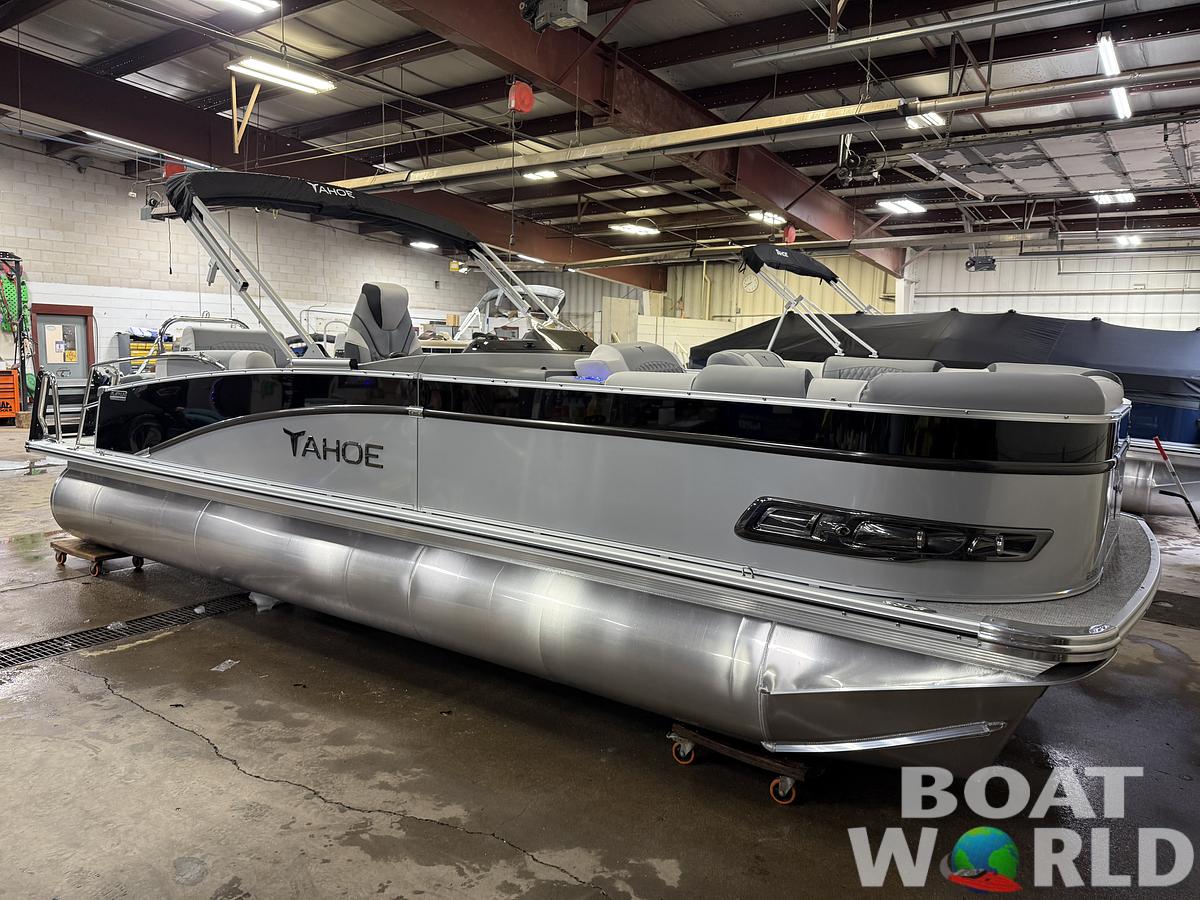 2025 Tahoe Pontoons Cascade 2385 Quad Lounge Shift Flip Tritoon & Honda 4-Stroke EFI