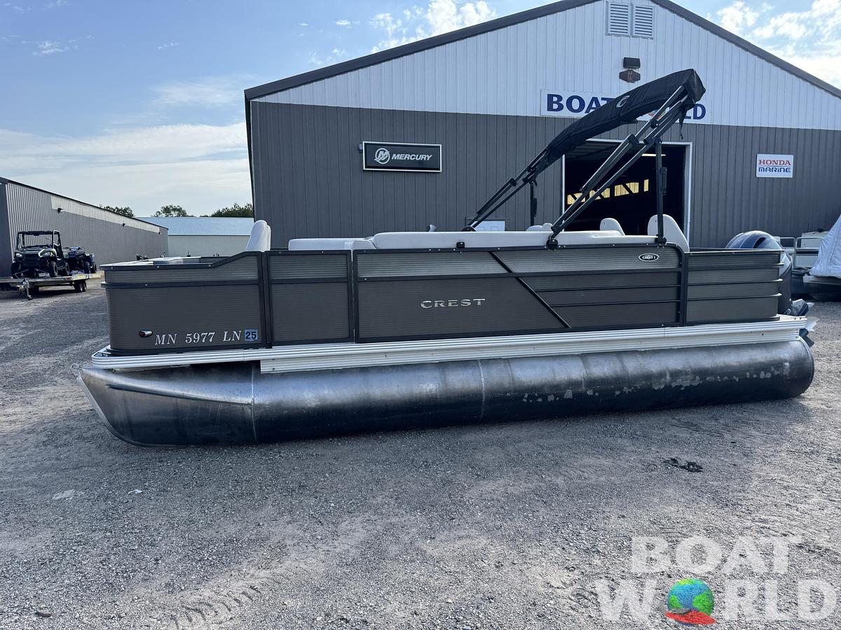 Used 2017 Crest  200 Pontoon with 115HP Yamaha Fourstroke EFI