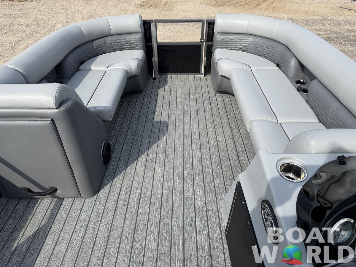 Used 2023 Montego Bay 8522 Quad Lounge Pontoon with 115HP Honda Fourstroke EFI