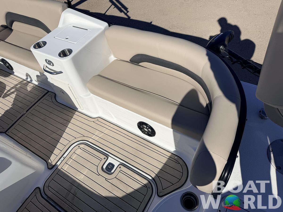 Used 2021 Hurricane Fun Deck 198 with 140HP Suzuki & Tandem Axle Trailer -$31,995