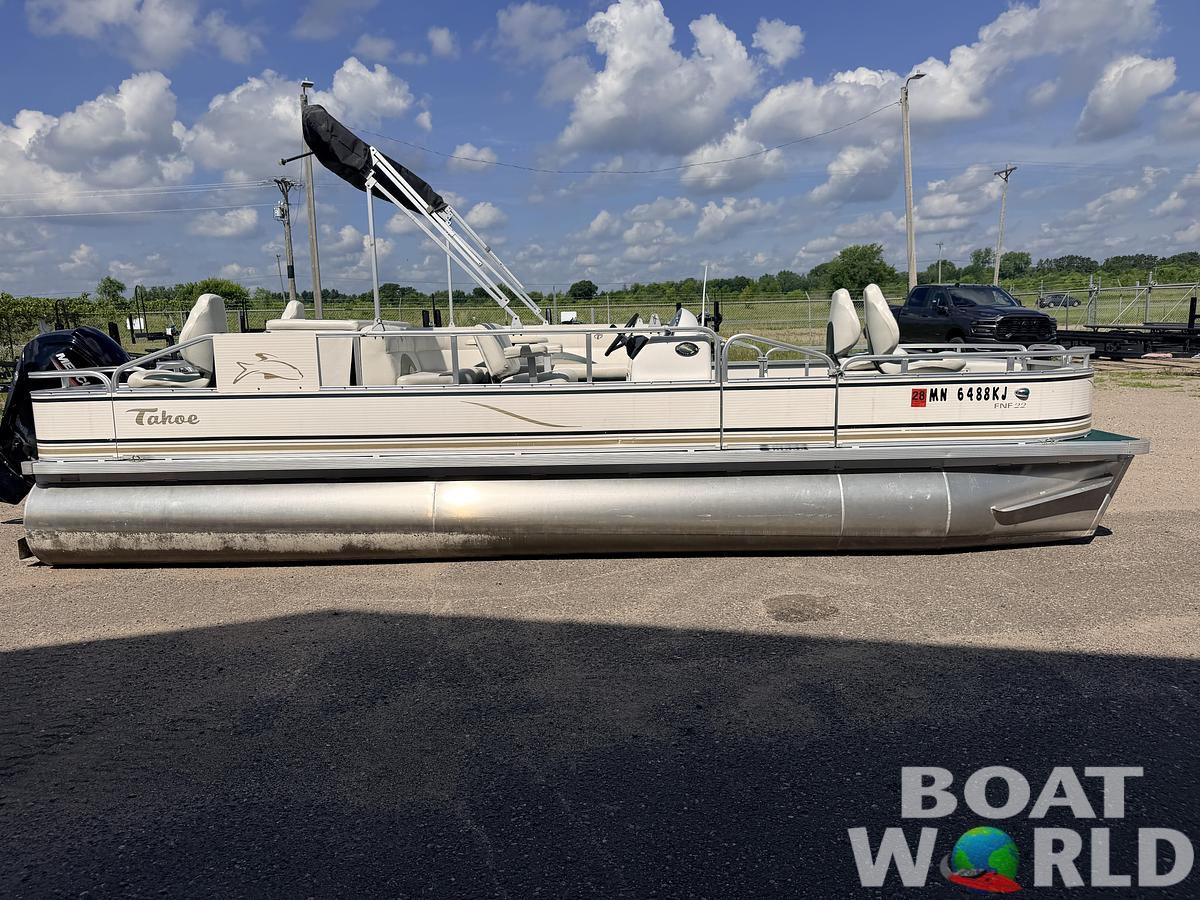 Used 2008 Tahoe Pontoons 22 Fish 'N Fun & (2021) 90HP Mercury 4Stroke EFI -$17,995