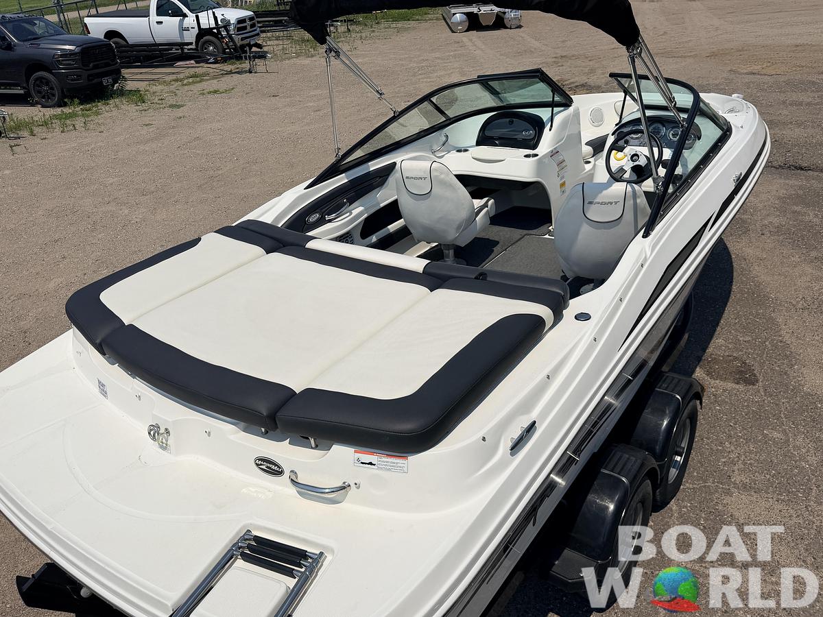 Used 2012 Sea Ray 205 Sport & 220HP 4.3L Mercruiser MPI with Tandem Axle Trailer -$15,995
