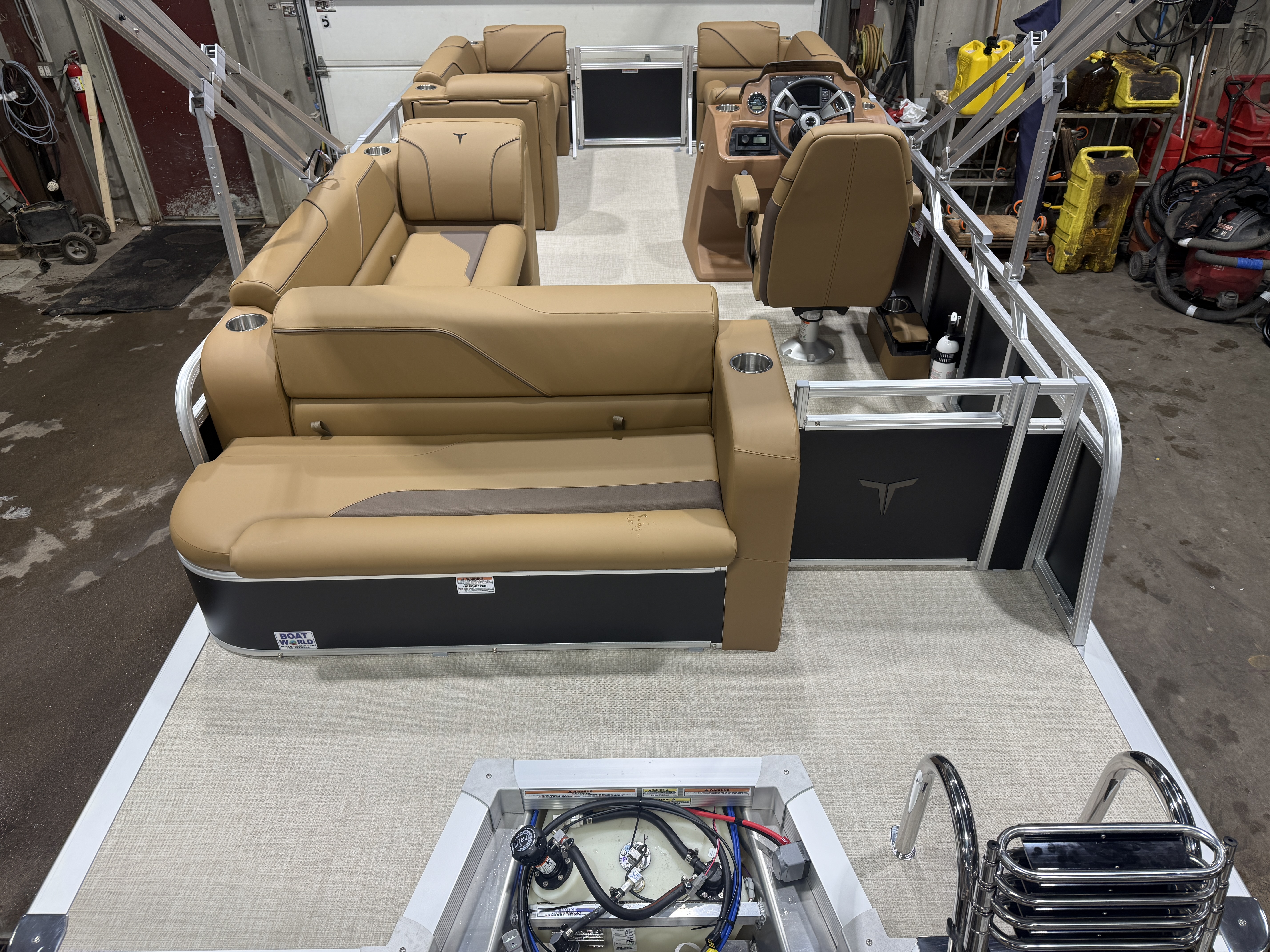 2026 Tahoe Pontoons Sport 1980 Cruise Rear Bench (CRB) 
