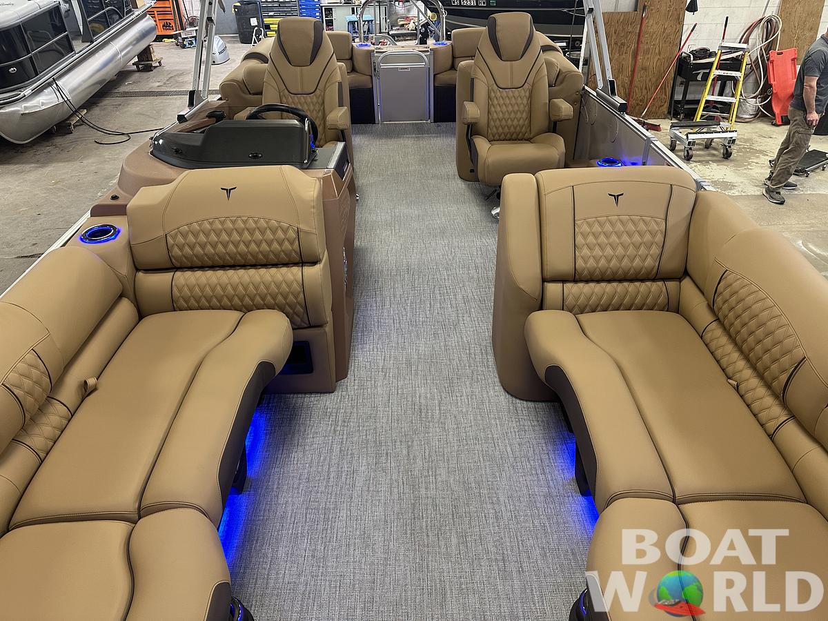 2025 Tahoe Pontoons Cascade 2385 Quad Lounge & Honda 4-Stroke EFI