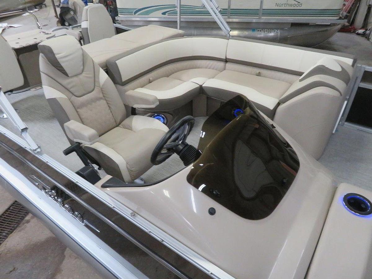 Used 2023 Tahoe Pontoons Cascade 2385 Rear Fish Tritoon & 150HP 4-Stroke EFI